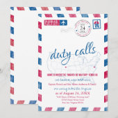 Fort Lee Virginia militaire verhuizing aankondigin Kaart (Voorkant / Achterkant)