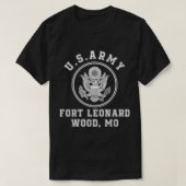 Fort Leonard Wood Basic Training Missouri T-shirt (Design voorkant)