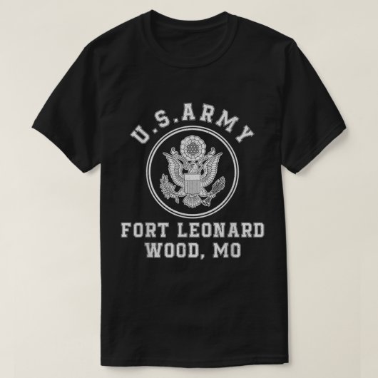 Fort Leonard Wood Basic Training Missouri T-shirt (Design voorkant)