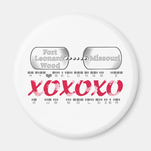 Fort Leonard Wood Magneet (Voorkant)