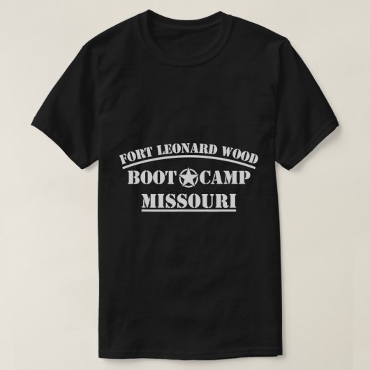 Fort Leonard Wood Missouri Boot Camp Infantry Trai T-shirt (Design voorkant)