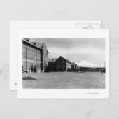 Fort Lewis, WA Uitzicht Barracks en Mt. Rainier Briefkaart (Voorkant / Achterkant)