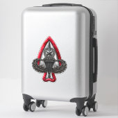 Fort Liberty 14"Hoge Custom-Cut Vinyl Sticker (Koffer)