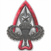 Fort Liberty 14"Hoge Custom-Cut Vinyl Sticker (Voorkant)