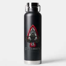 Fort Liberty Black 32 oz vacuüm geïsoleerde fles