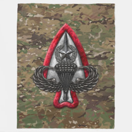 Fort Liberty Camo Fleece Deken