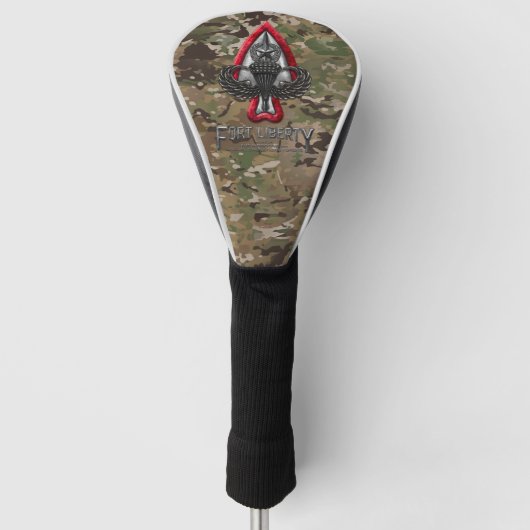 Fort Liberty Camo Golfheadcover (Voorkant)