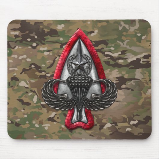 Fort Liberty Camo Mousepad (geen tekst) Muismat (Voorkant)