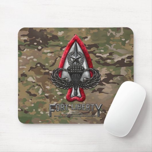 Fort Liberty Camo Mousepad Muismat (Met muis)