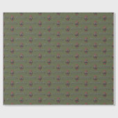 Fort Liberty Military Green Wrapping Paper Cadeaupapier (Vlak)