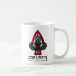 Fort Liberty White Coffee Mok