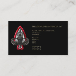 Fort Liberty  Zwart Visitekaartje