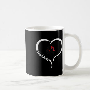 Fort Loramie Redskins Logo Half Heart Slogan Hs Koffiemok