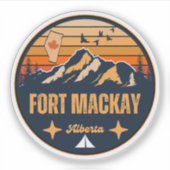 Fort MacKay, Alberta Sticker (Voorkant)