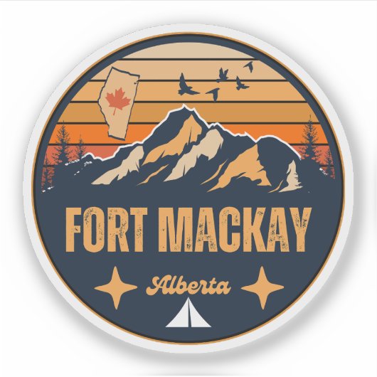 Fort MacKay, Alberta Sticker (Voorkant)