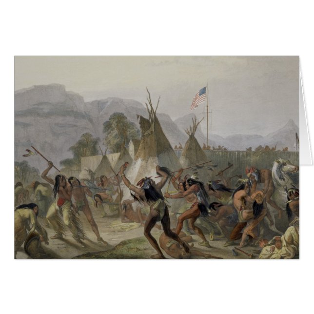 Fort Mackenzie, 28 augustus 1833, bord 42 van Vo (Voorkant Horizontaal)