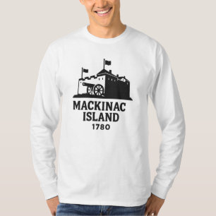 Fort Mackinac 1780 Historische eiland Mackinac S T-shirt