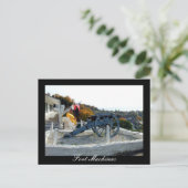 Fort Mackinac Briefkaart (Staand voorkant)