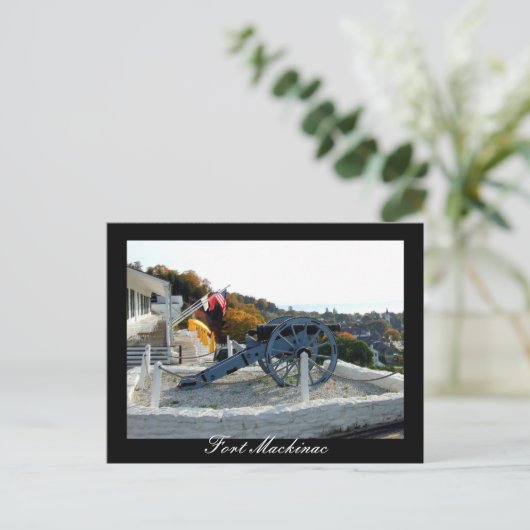 Fort Mackinac Briefkaart (Staand voorkant)