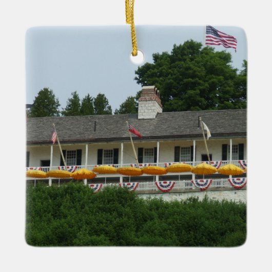 Fort Mackinac Ornament (Voorkant)