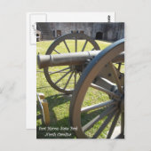 Fort Macon State Park NC Briefkaart (Voorkant / Achterkant)