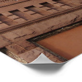 Fort Madison, Iowa Building en Pigeon Poster (Hoek)