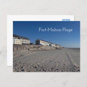 Fort-Mahon-Plage, Beach Uitzicht, Frankrijk Briefkaart