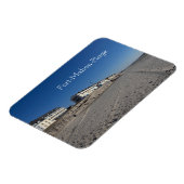 Fort-Mahon-Plage, Beach Uitzicht, Frankrijk Magneet (Linkerzijde)