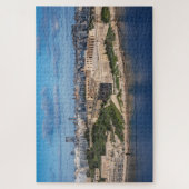Fort Manoel en Sliema uit Valletta, Malta Legpuzzel (Verticaal)