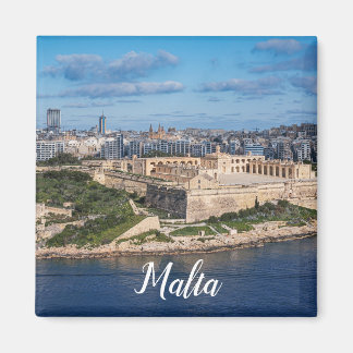 Fort Manoel en Sliema uit Valletta, Malta Magneet