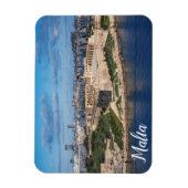 Fort Manoel en Sliema uit Valletta, Malta Magneet (Verticaal)