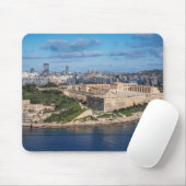 Fort Manoel en Sliema uit Valletta, Malta Muismat (Met muis)