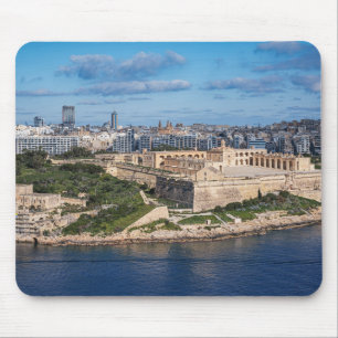 Fort Manoel en Sliema uit Valletta, Malta Muismat