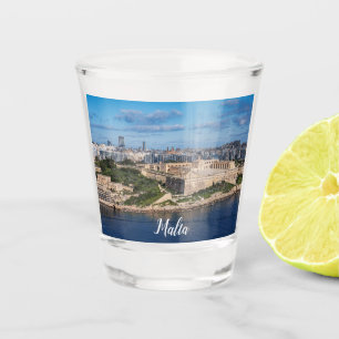 Fort Manoel en Sliema uit Valletta, Malta Shot Glas