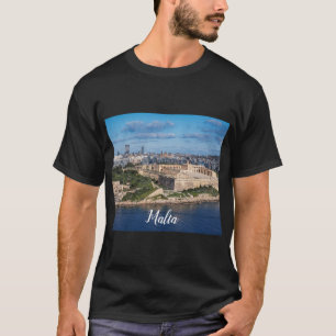 Fort Manoel en Sliema uit Valletta, Malta T-shirt