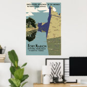 Fort Marion Florida Poster (Thuiskantoor)