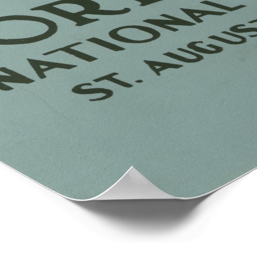 Fort Marion National Monument Poster (Hoek)