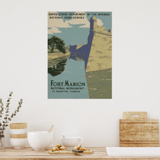 Fort Marion National Monument Poster (Keuken)