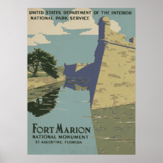 Fort Marion National Monument Poster