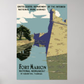 Fort Marion National Monument St Augustine Florida Poster (Voorkant)