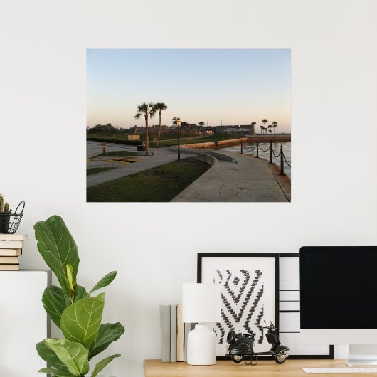 Fort Matanza in St. Augustine Poster (Thuiskantoor)