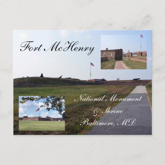 Fort McHenry Briefkaart (Voorkant)