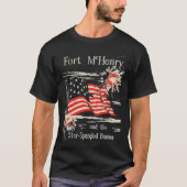Fort McHenry en het Star Spangled Banner T-shirt. T-shirt (Voorkant)