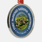 Fort McHenry (NM) Metalen Ornament (Rechts)
