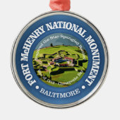 Fort McHenry (NM) Metalen Ornament (Voorkant)