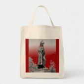Fort McHenry Statue B+W Tote Bag (Voorkant)