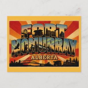 Fort McMurray Alberta Noordelijke Geest Briefkaart