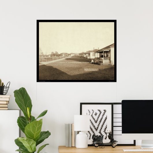 Fort Meade Residential Area SD 1889 Poster (Thuiskantoor)