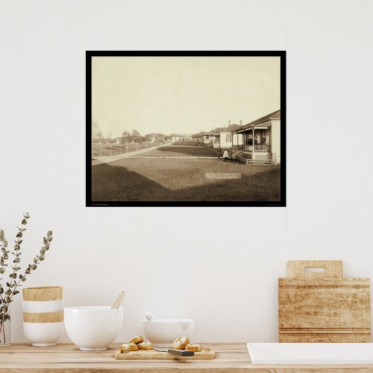 Fort Meade Residential Area SD 1889 Poster (Keuken)