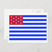 Fort Mercer Flag Briefkaart (Voorkant / Achterkant)